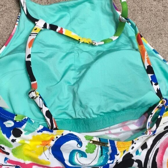 Anne Cole multicolored tankini top. NWT - Picture 6 of 7